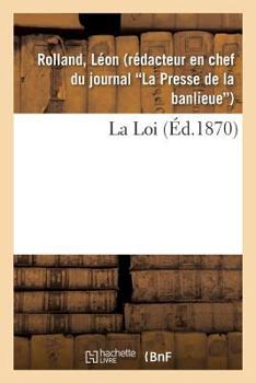 Paperback La Loi [French] Book