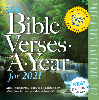 2021 365 Bible Verses-A-Year Color Page-A-Day Calendar