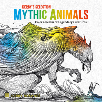 Paperback Mythic Animals: Color a Realm of Legendary Creatures Book