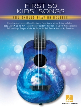 Paperback First 50 Kid's Songs You Should Play on Ukulele Book