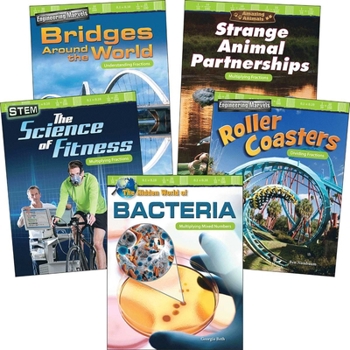 Paperback Multiplying & Dividing Fractions: Grades 4-5 (5-Book Set) Book