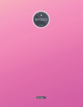 ZMUDACE Notizbuch Liniert: in DIN A4 Softcover | "ZL052 Rosa" |156 leere linierte Seiten mit persönlichem Register + Seitenzahlen | Zeichenbuch, ... zum Selbstgestalten (German Edition)