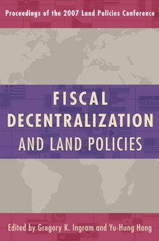 Paperback Fiscal Decentralization and Land Policies Book