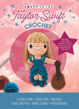 Toy Unofficial Taylor Swift Crochet Kit: Includes Everything Needed to Make a Taylor Swift Amigurumi Doll and Guitar - 5 Colors of Yarn, Crochet Hook, Yar Book