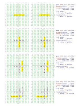 Paperback Fifty Scrabble Box Scores Games 5751-5800 Book