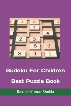 Paperback Sudoku For Children: Best Puzzle Book