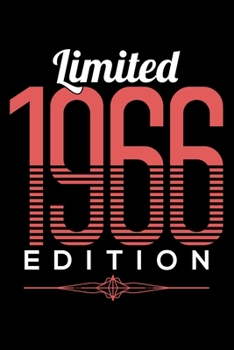 LIMITED 1966 EDITION: Dot Grid Journal, Diary, Notebook, 6x9 inches with 120 Pages.