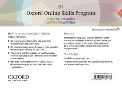 Misc. American English File 2e 2 Online Skills Program B1 Access Code Card Book