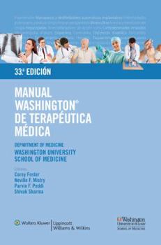 Paperback Manual Washington de Terapeutica Medica [Spanish] Book
