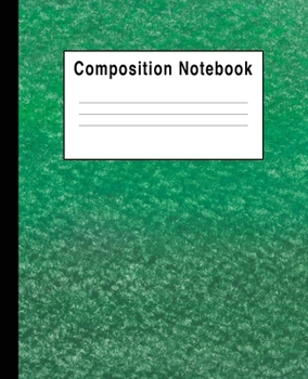 Paperback Composition Notebook: Pastel Greens Book