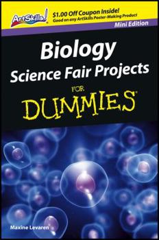 Paperback Biology Science Fair Projects for Dummies, Mini Edition Book