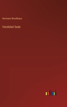 Hardcover Vendidad Sade [German] Book