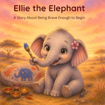 Paperback Ellie the Elephant: A Story About Being Brave Enough to Begin Book