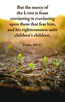 Legacy Bulletin: The Mercy (Package of 100): Psalm 103:17 (Kjv)