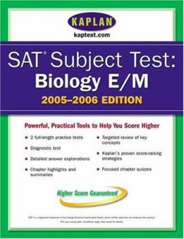 Paperback SAT Subject Tests: Biology 2005-2006 Book