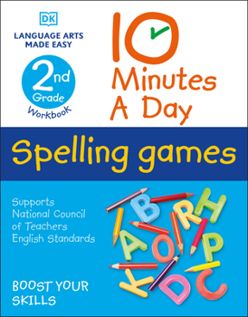 Paperback 10 Minutes a Day Spelling Games, 2nd Grade Book