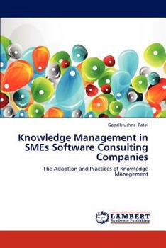 Paperback Knowledge Management in SMEs Software Consulting Companies Book