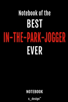 Notebook for In-The-Park-Joggers / In-The-Park-Jogger: awesome handy Note Book [120 blank lined ruled pages]