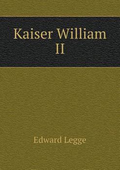 Paperback Kaiser William II Book