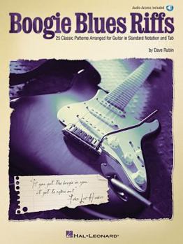 Paperback Boogie Blues Riffs: 25 Classic Patterns Arranged for Guitar in Standard Notation and Tab Book