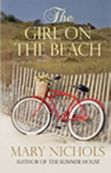 Hardcover The Girl on the Beach [Large Print] Book