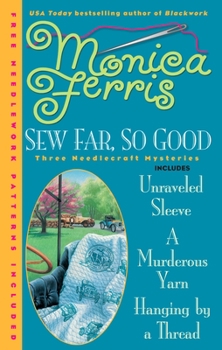 Paperback Sew Far, So Good [With Needlework Patterns] Book