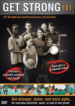 Hardcover Get Strong 101 Dvd:101 Strength & Cond Games & Activities Book