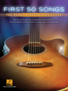 Paperback First 50 Songs You Should Fingerpick on Guitar Book
