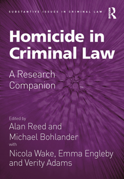 Paperback Homicide in Criminal Law: A Research Companion Book