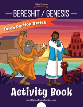 Paperback Bereshit / Genesis Activity Book: Torah Portions for Kids Book
