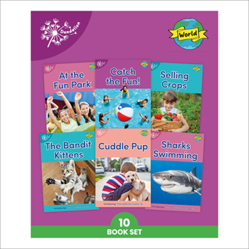 Paperback Phonic Books Dandelion World Stages 16-20 ('Tch' and 'Ve', Two-Syllable Words, Suffixes -Ed and -Ing and 'Le') Book