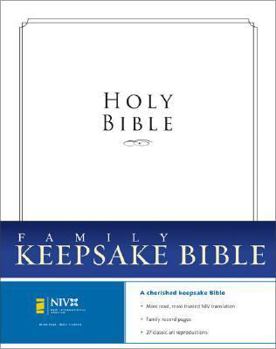 Hardcover Family Keepsake Bible, NIV Book