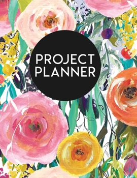 Project Planner: Floral Dated 2020 Planner Focus Weekly Monthly