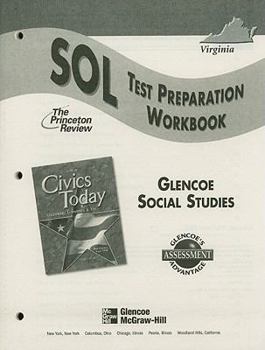 Paperback Virginia Civics Today: SOL Test Preparation Workbook Book