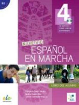 Paperback Nuevo Español en marcha 4 alumno + CD [Spanish] Book