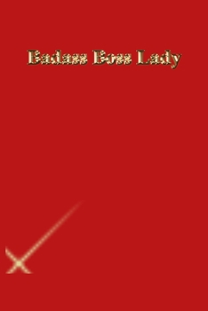 Paperback Badass Boss Lady: Lined Journal.Gold letters.Red cover Book