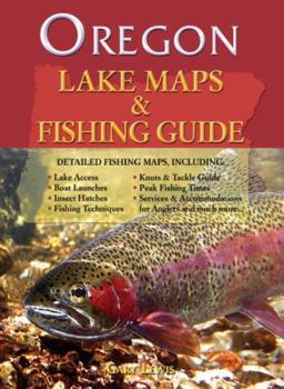 Paperback Oregon Lake Maps & Fishing Guide Book