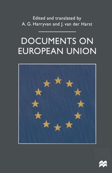 Documents On European Union - Book  of the Documents in History