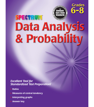 Paperback Data Analysis & Probability, Grades 6 - 8 Book