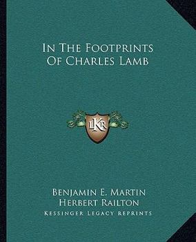 Paperback In The Footprints Of Charles Lamb Book