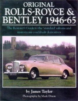 Hardcover Original Rolls-Royce & Bentley 1946-65 Book