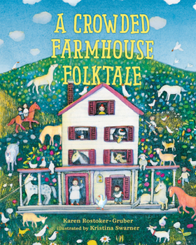 Hardcover A Crowded Farmhouse Folktale Book