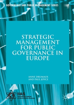 Paperback Strategic Management for Public Governance in Europe Book