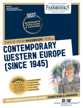 Paperback Contemporary Western Europe (Dan-71): Passbooks Study Guide Volume 71 Book
