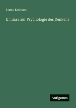 Paperback Umrisse zur Psychologie des Denkens [German] Book