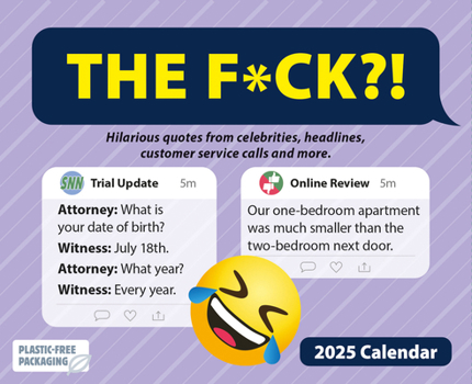Calendar 2025 The F*ck Boxed Calendar Book