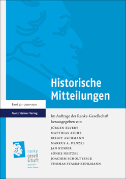Historische Mitteilungen 32 (2020-2021): Demokratiestiftung Nach Dem Grossen Krieg. Verfassungsgebung in Deutschen Klein- Und Mittelstaaten Zwischen R