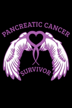 Paperback Journal: Pancreatic Cancer Survivor Awareness Pancreas Tumor Sickness Black Lined Notebook Writing Diary - 120 Pages 6 x 9 Book