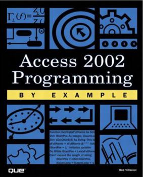 Paperback Access 2002 Programming by Example Book
