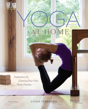 Hardcover Yoga at Home: Inspiration for Creating Your Own Home Practice Book